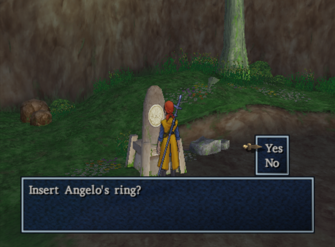 Insert Angelos Ring for Ruined Abbey Access
